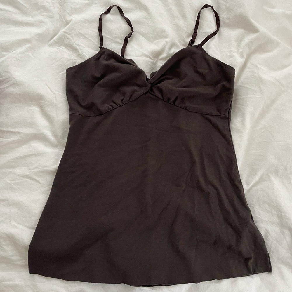 Brown tank